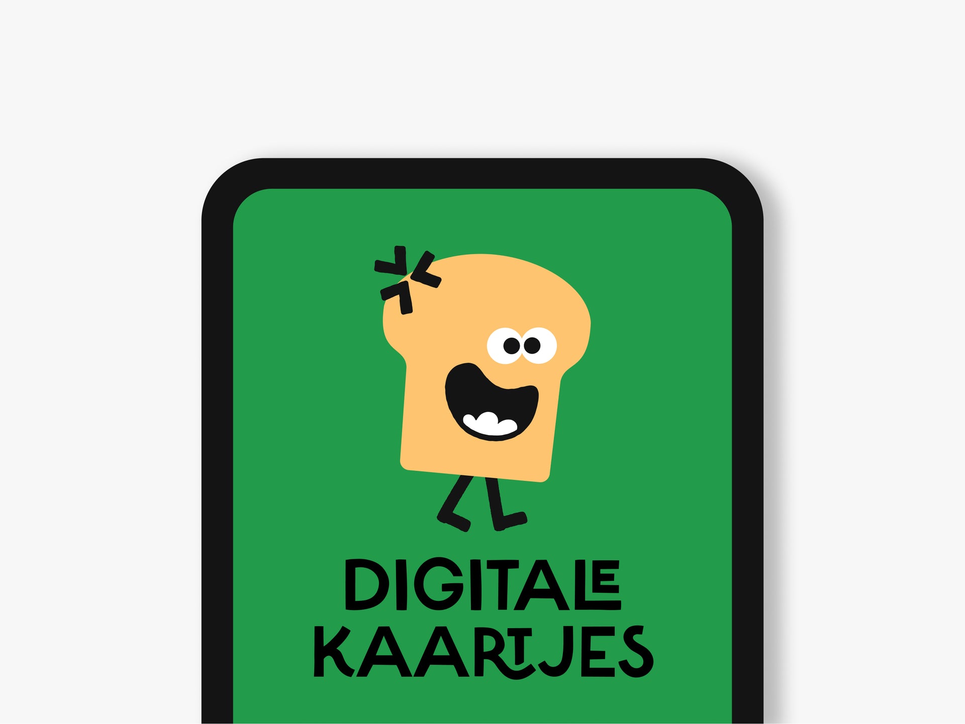 Verbindende kaartjes voor aan tafel